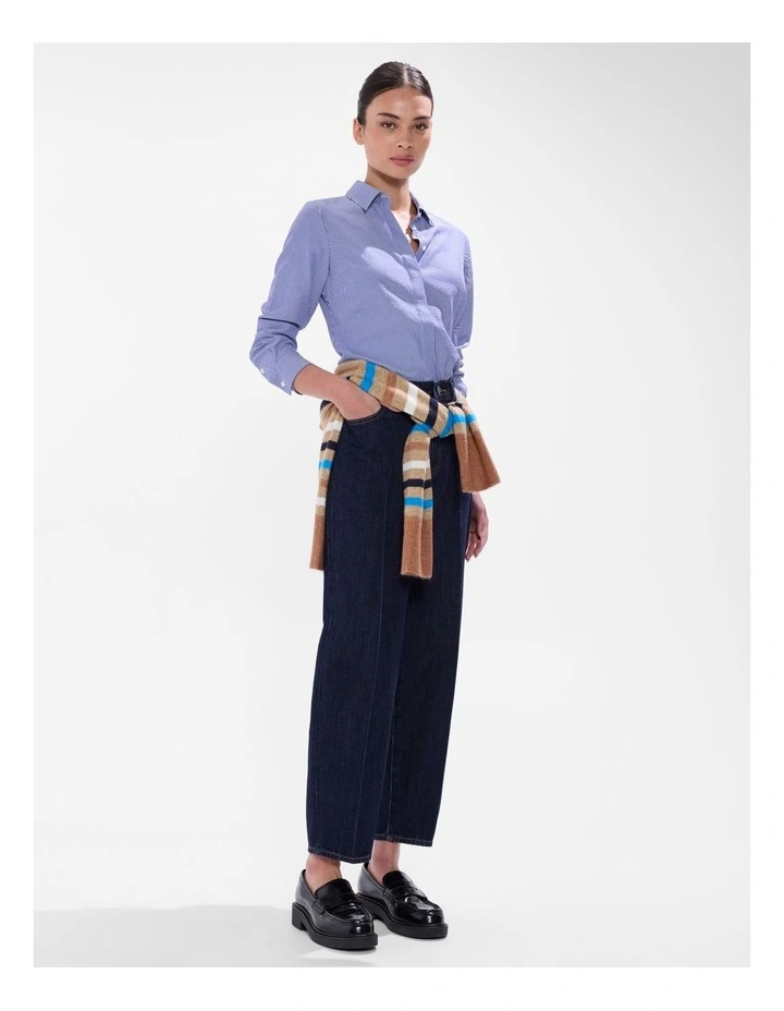 Carnival Stripe Shirt in Blue Stripe image 2