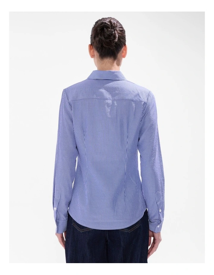 Carnival Stripe Shirt in Blue Stripe image 3