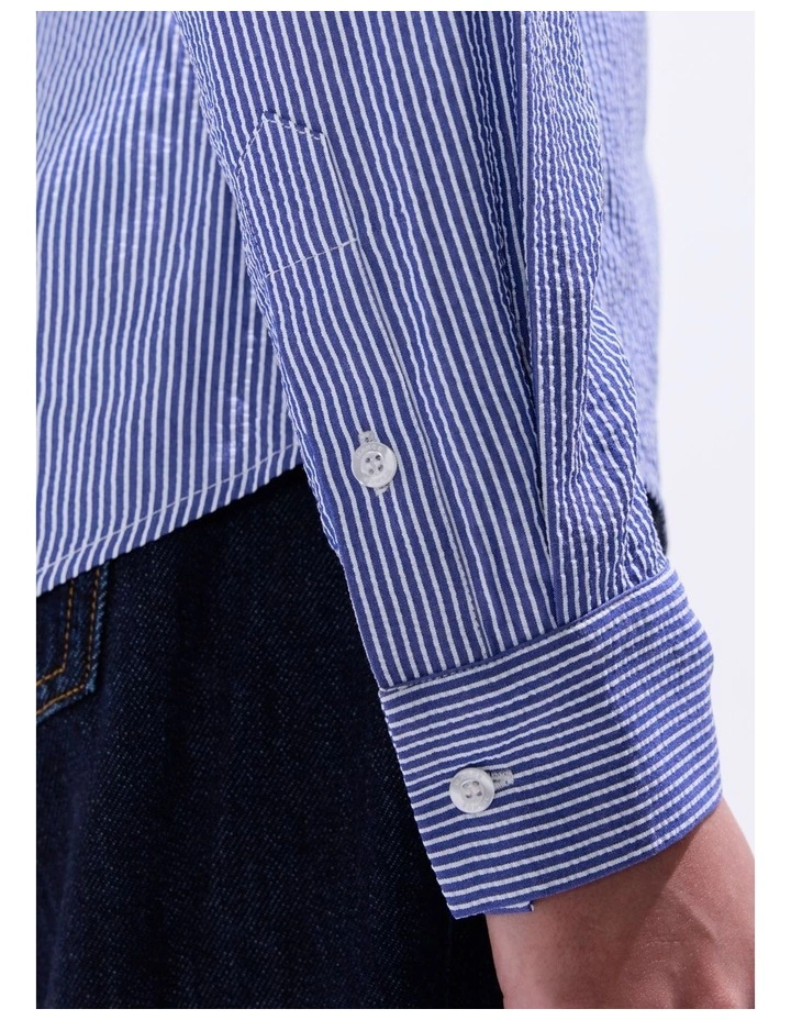 Carnival Stripe Shirt in Blue Stripe image 3