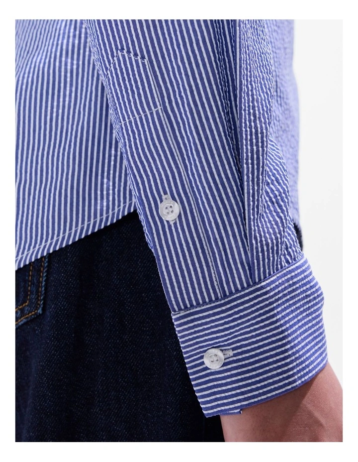 Carnival Stripe Shirt in Blue Stripe image 4
