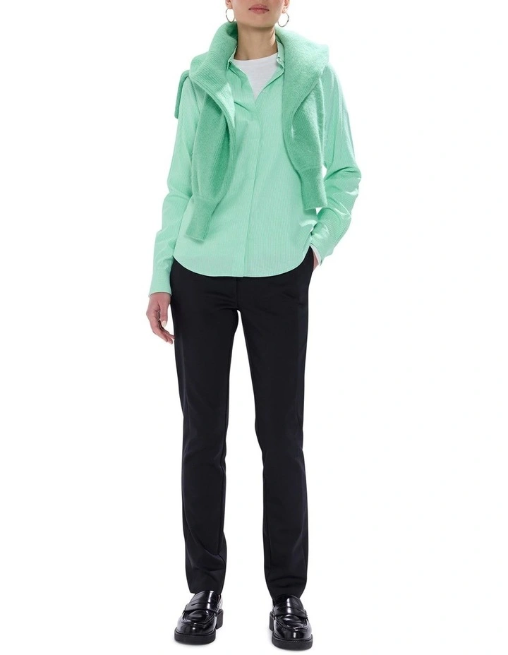 Carnival Stripe Shirt in Green Stripe image 2