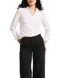 Carrie Classic Shirt in White