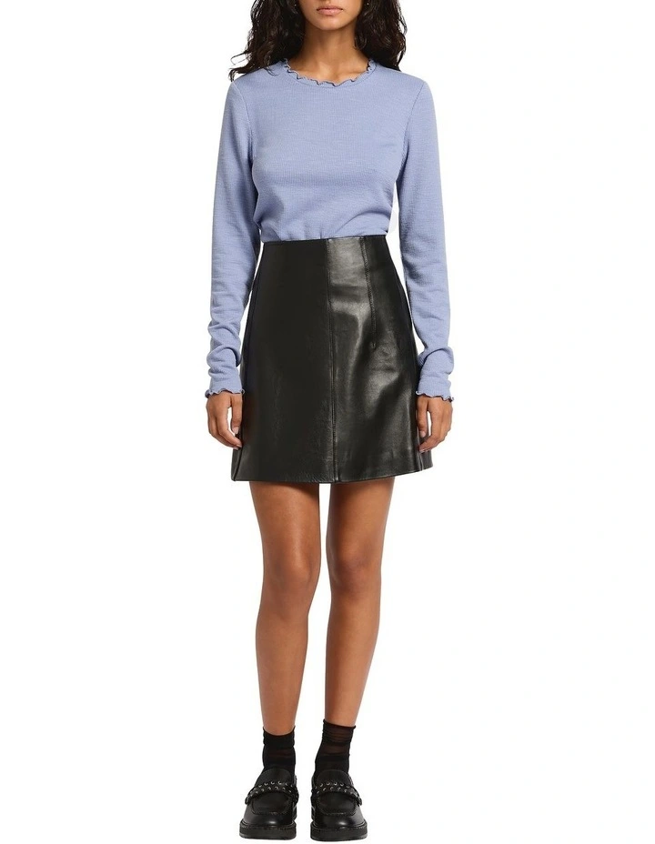 Let It Go Long Sleeve Top in Coastal Blue image 2