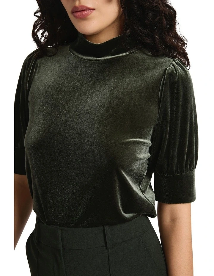 Vanessa Velvet Top in Borneo image 3