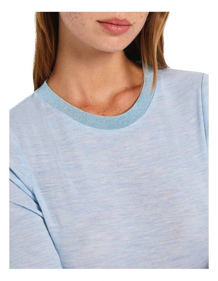 Briana Babywool Top in Balmoral Blue image 3