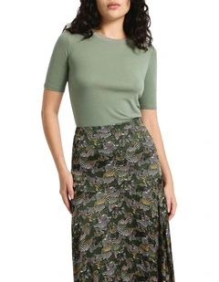 Briana Babywool Top in Black