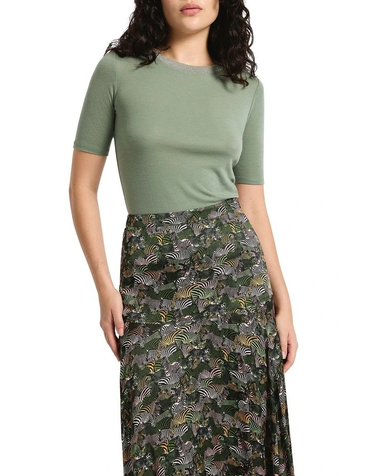 Briana Babywool Top in Black image 1