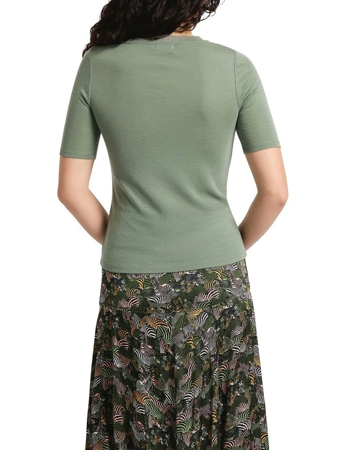Briana Babywool Top in Black image 2