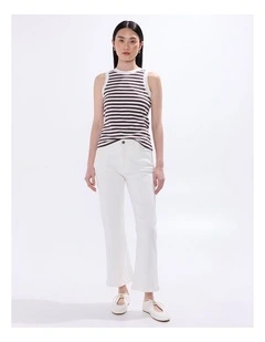 Fabulous Stripe Tank in Brown Stripe