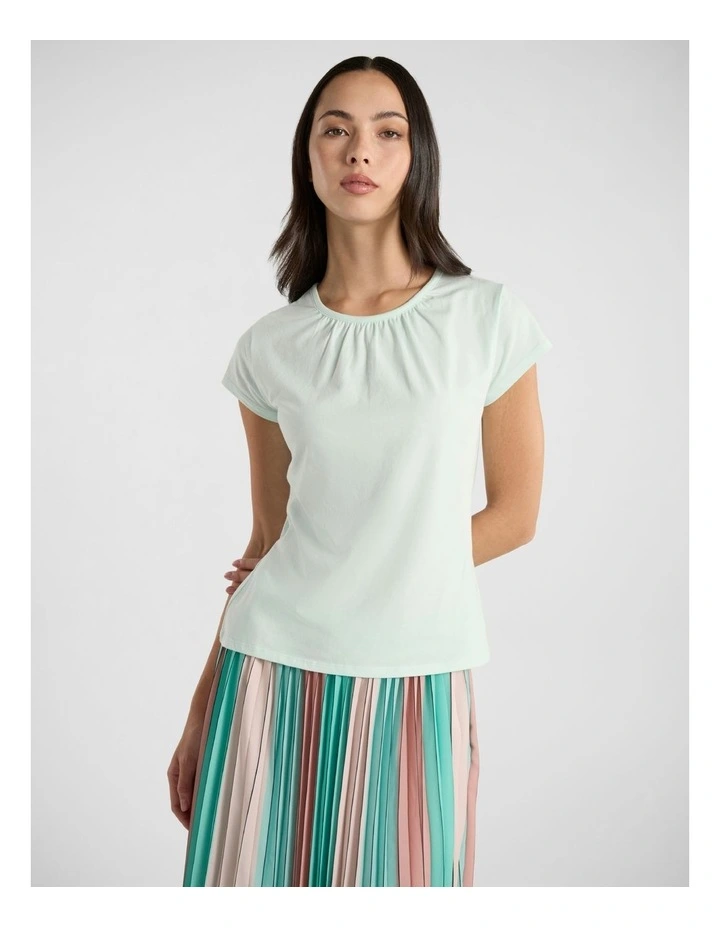 Pyra Pima Cotton Tee in Mint image 1