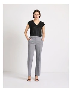 Afterglow Foil Linen Tee in Black