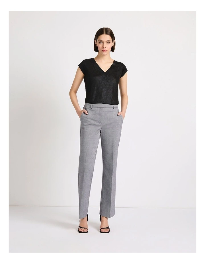 Afterglow Foil Linen Tee in Black image 1