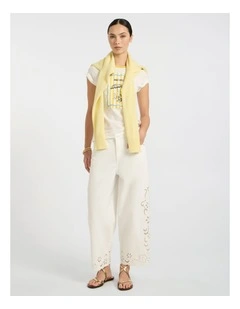 Couldn't Chair Less Tee in Ivory Multi