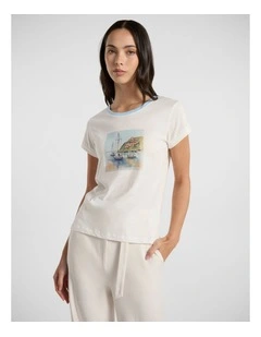 Much Ado A-Boat Nothing Tee in Ivory