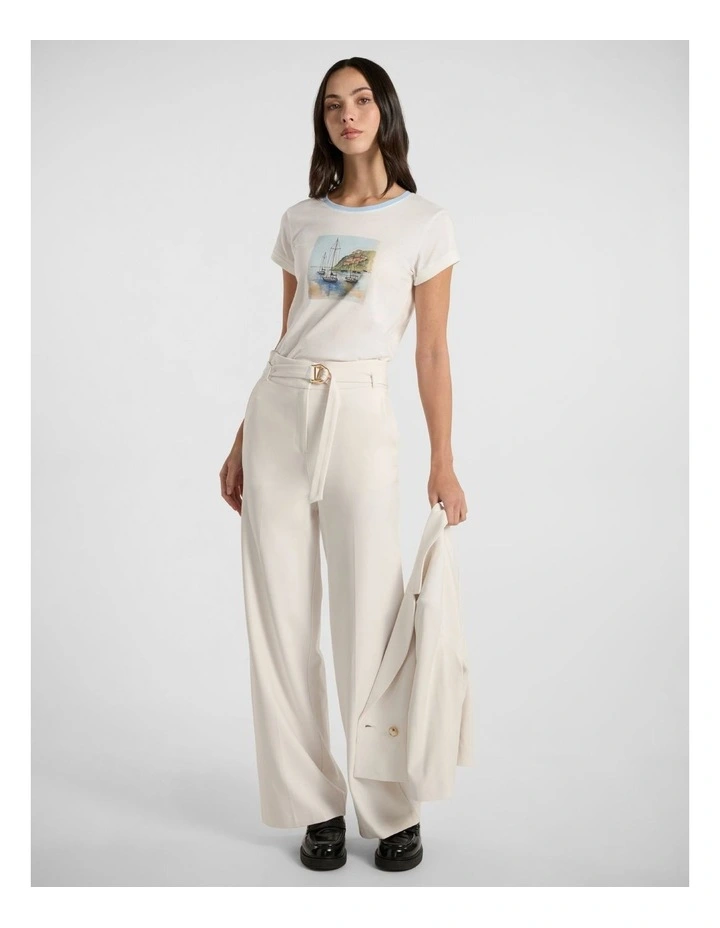 Much Ado A-Boat Nothing Tee in Ivory image 2