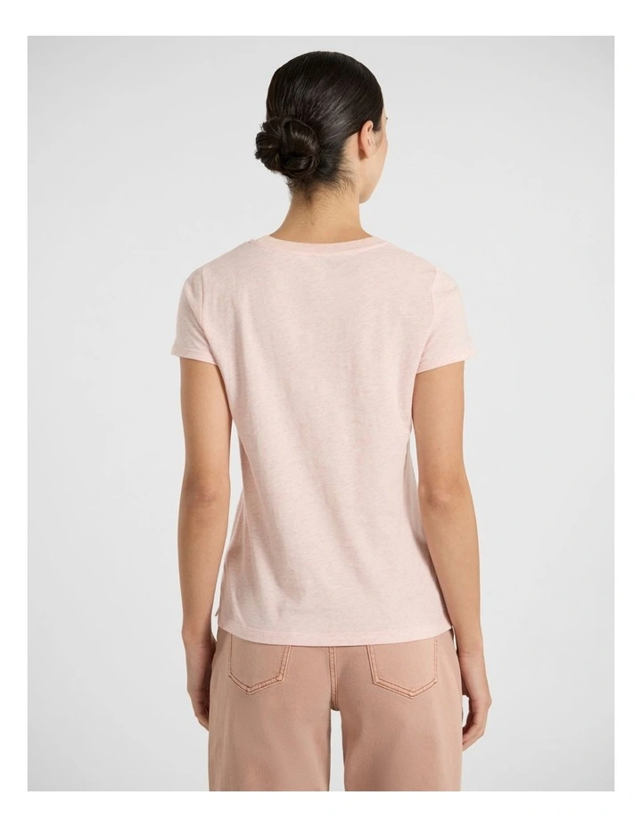Leaf It To Me Tee in Pink Multi image 4