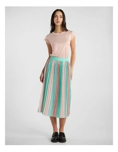 As Love Glows Foil Linen Tee in Marshmallow
