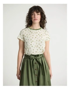 Best Frond Ever Tee in Light Citron