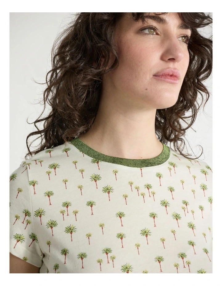 Best Frond Ever Tee in Light Citron image 4