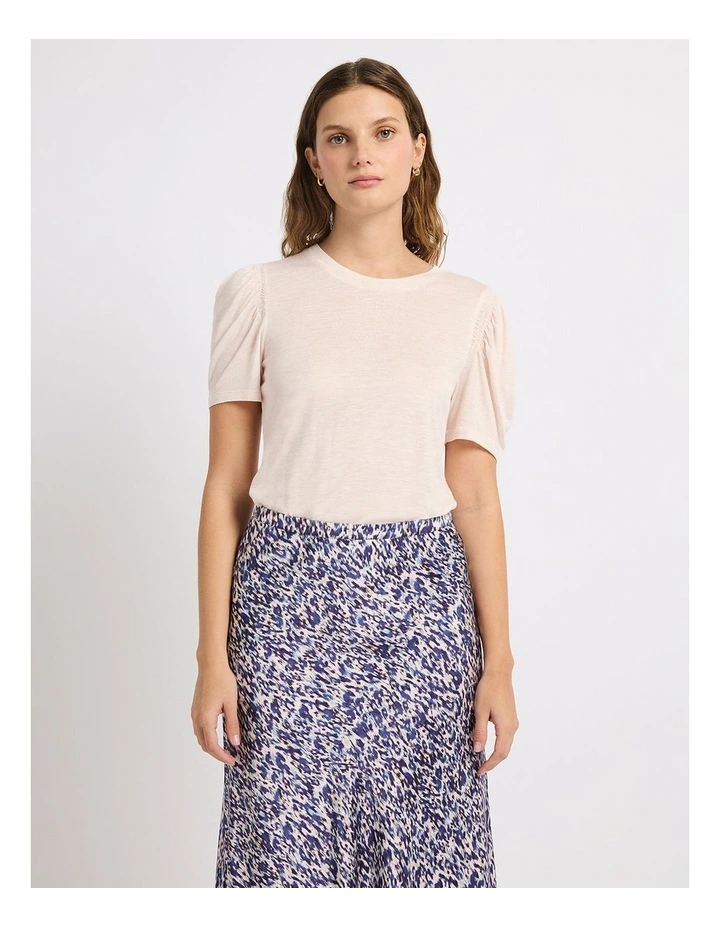 Cadillac Sparkle Tee in Petal Pink image 2
