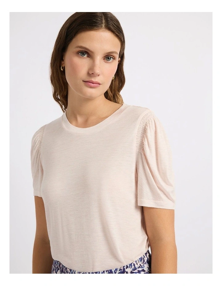 Cadillac Sparkle Tee in Petal Pink image 4