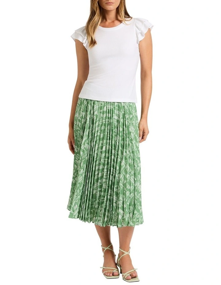 Kiiara Rib Tank in Ivory image 4