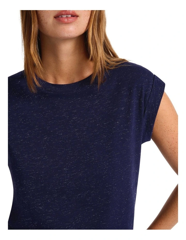 Spada Sparkle Tee in Navy image 3