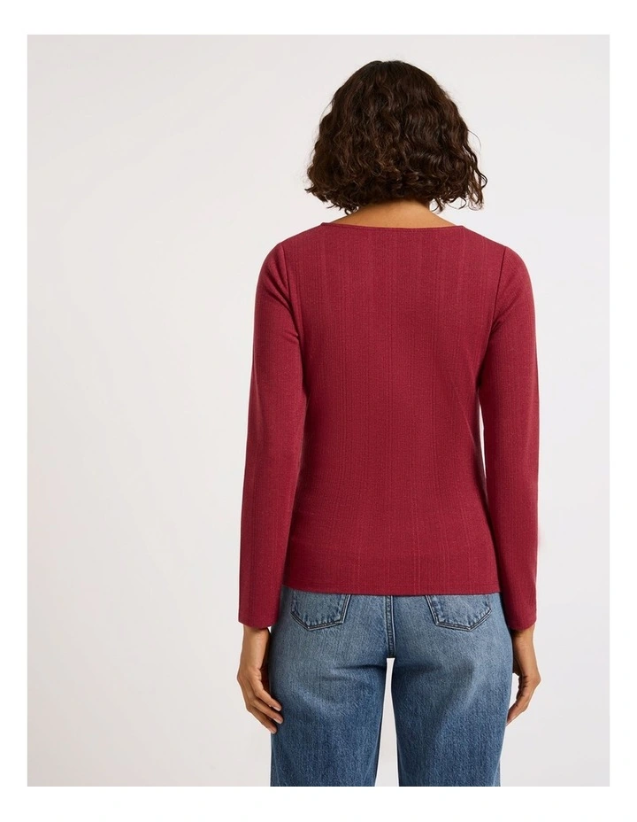 Shake It Off Rib Top in Fearless image 3