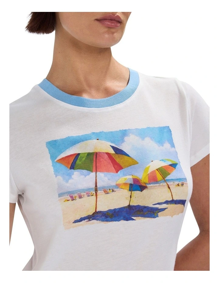 Made For Beach Other Tee in White image 3