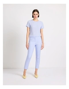 Mina Textured Tee in Periwinkle