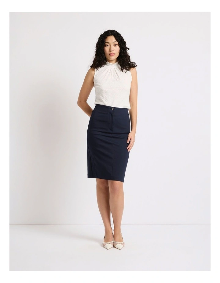 Ade Sleeveless Top in Ivory image 1
