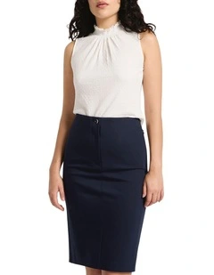 Ade Sleeveless Top in Ivory