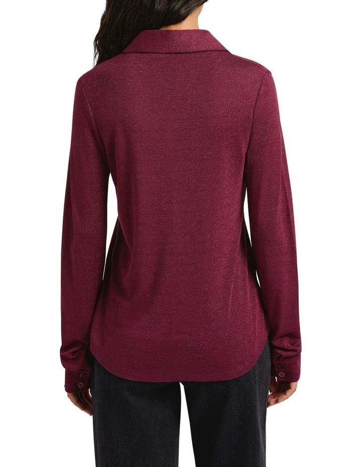 California Sparkle Shirt in Berry Sparkle image 2