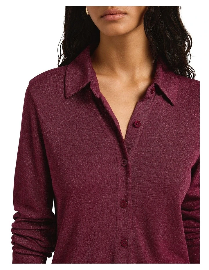 California Sparkle Shirt in Berry Sparkle image 3