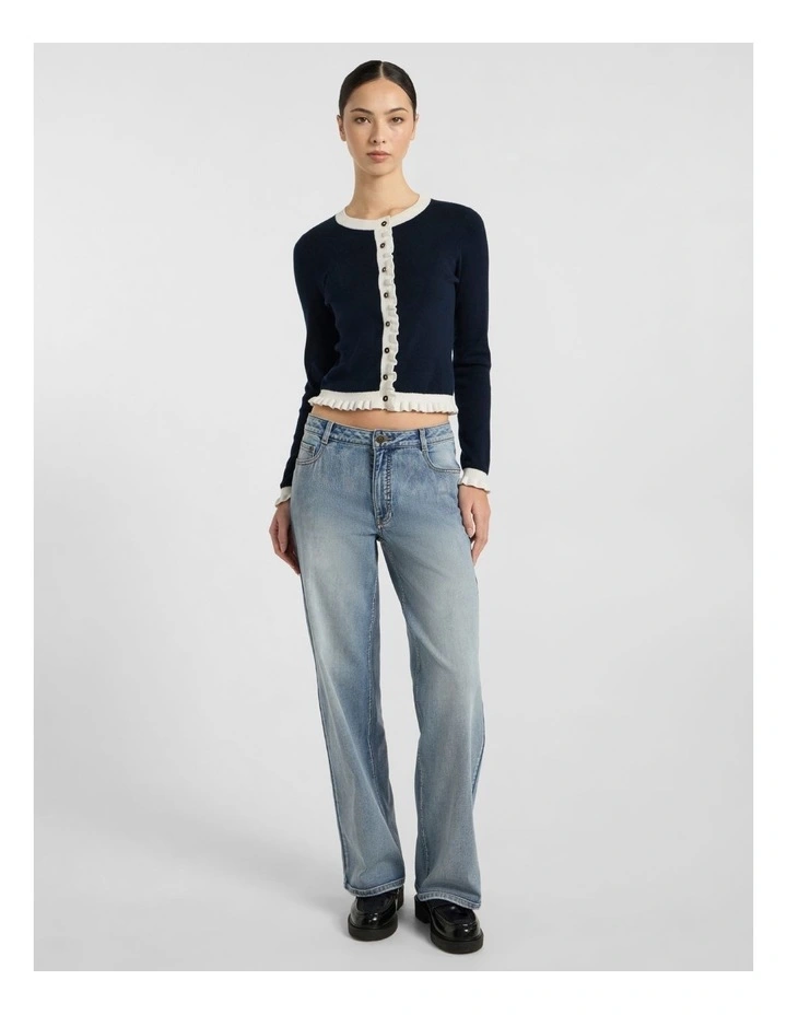 Amy Straight Leg Jean in Mediterranean Blue image 1