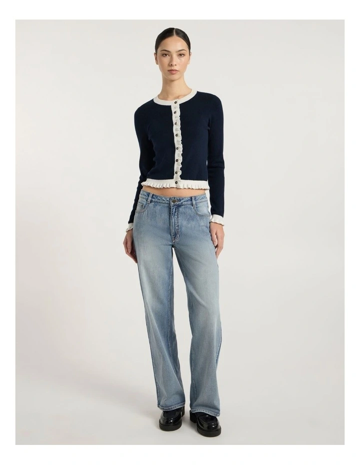 Amy Straight Leg Jean in Mediterranean Blue image 1