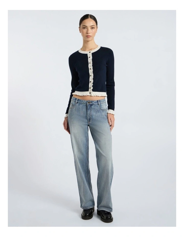 Amy Straight Leg Jean in Mediterranean Blue image 2