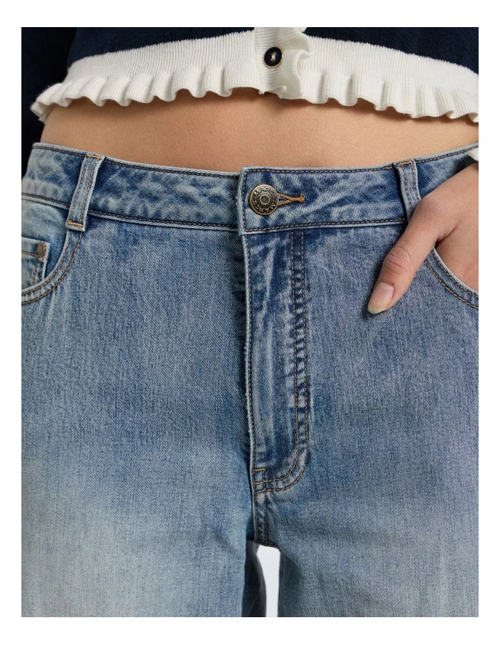 Amy Straight Leg Jean in Mediterranean Blue image 3