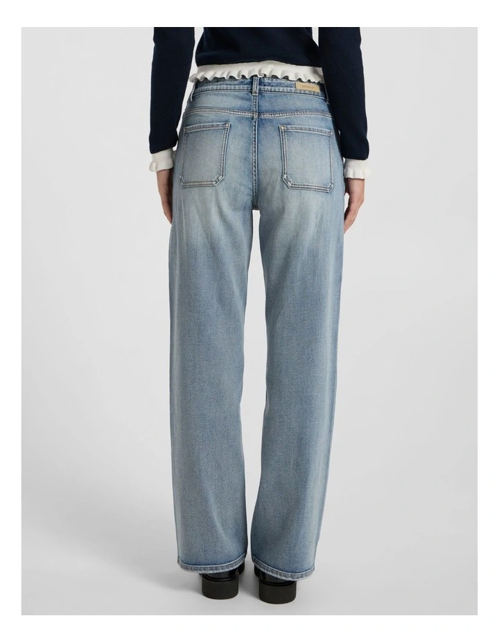 Amy Straight Leg Jean in Mediterranean Blue image 3