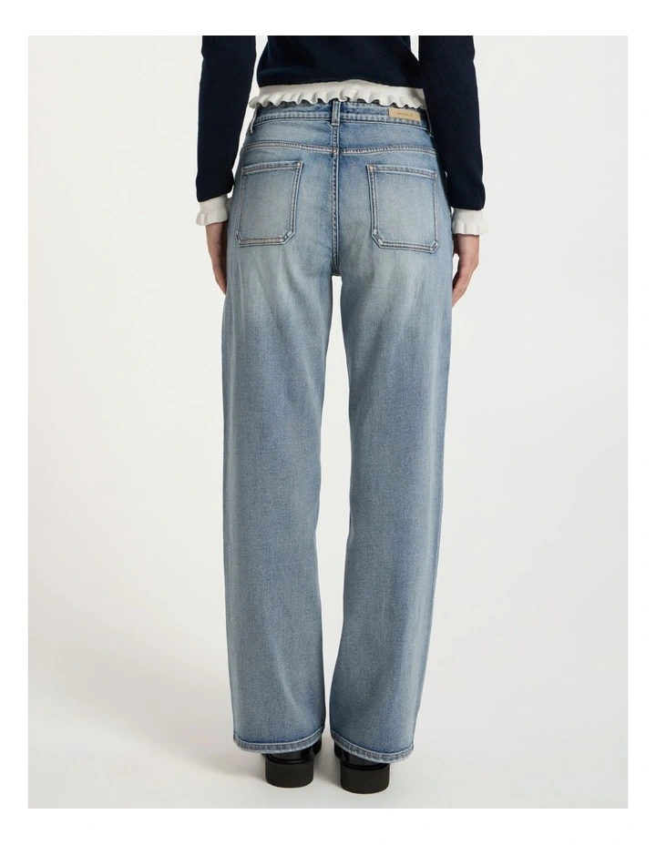 Amy Straight Leg Jean in Mediterranean Blue image 5