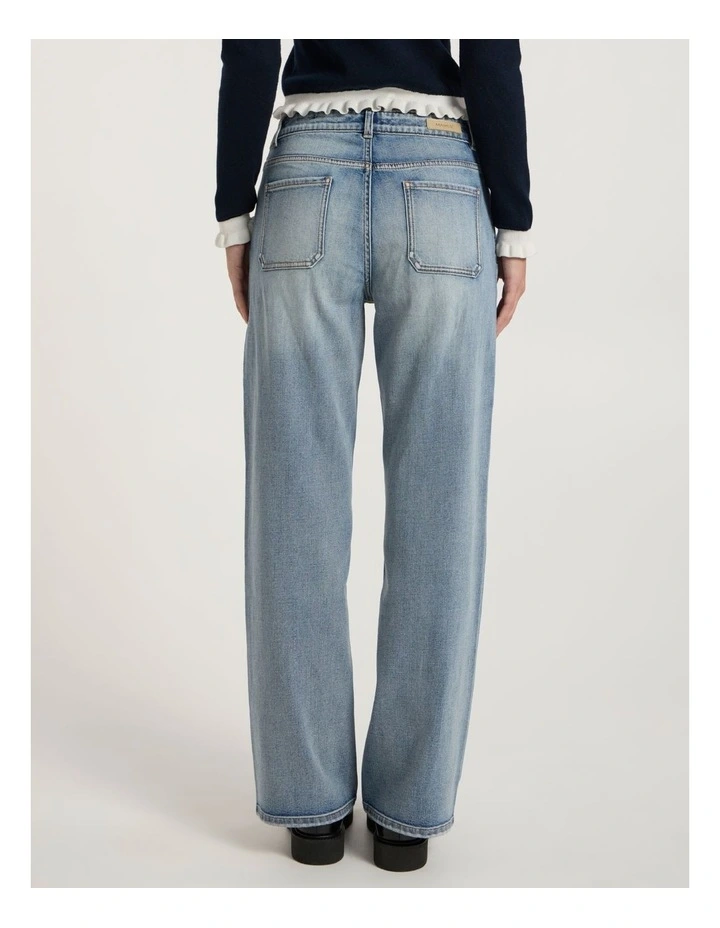 Amy Straight Leg Jean in Mediterranean Blue image 5