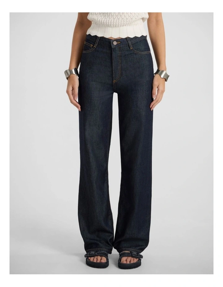 Christie Wide Leg Jean in Indigo Wash image 1