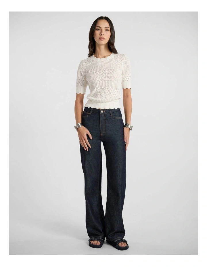 Christie Wide Leg Jean in Indigo Wash image 2