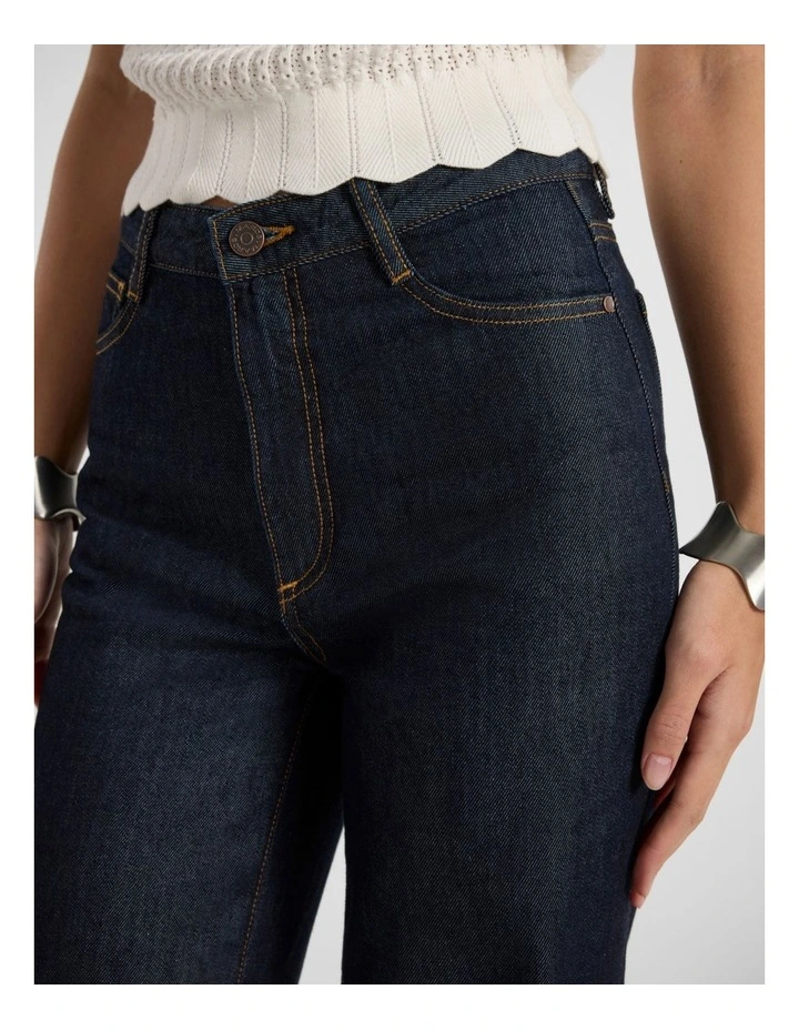 Christie Wide Leg Jean in Indigo Wash image 3