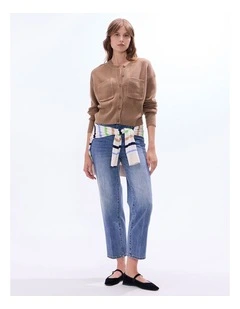 Yuki Boyfriend Jean in Milan Blue