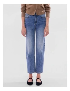 Yuki Boyfriend Jean in Milan Blue