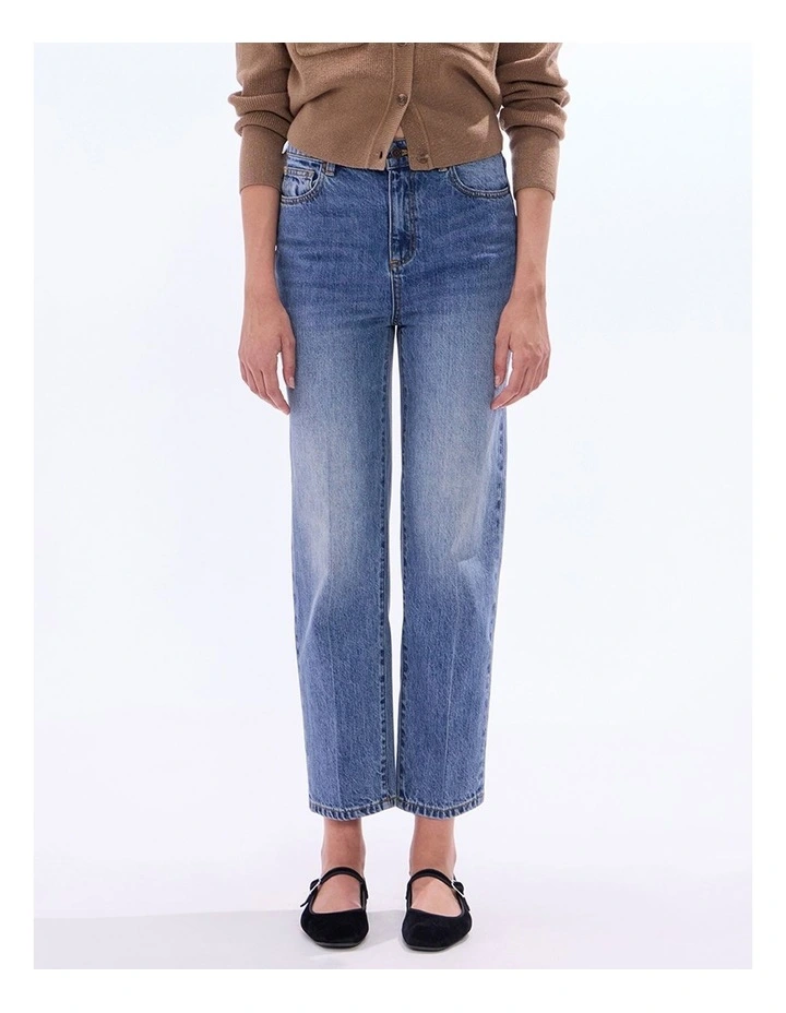 Yuki Boyfriend Jean in Milan Blue image 2