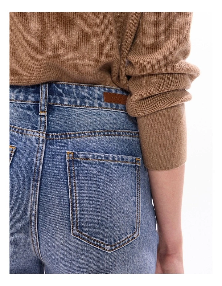 Yuki Boyfriend Jean in Milan Blue image 3