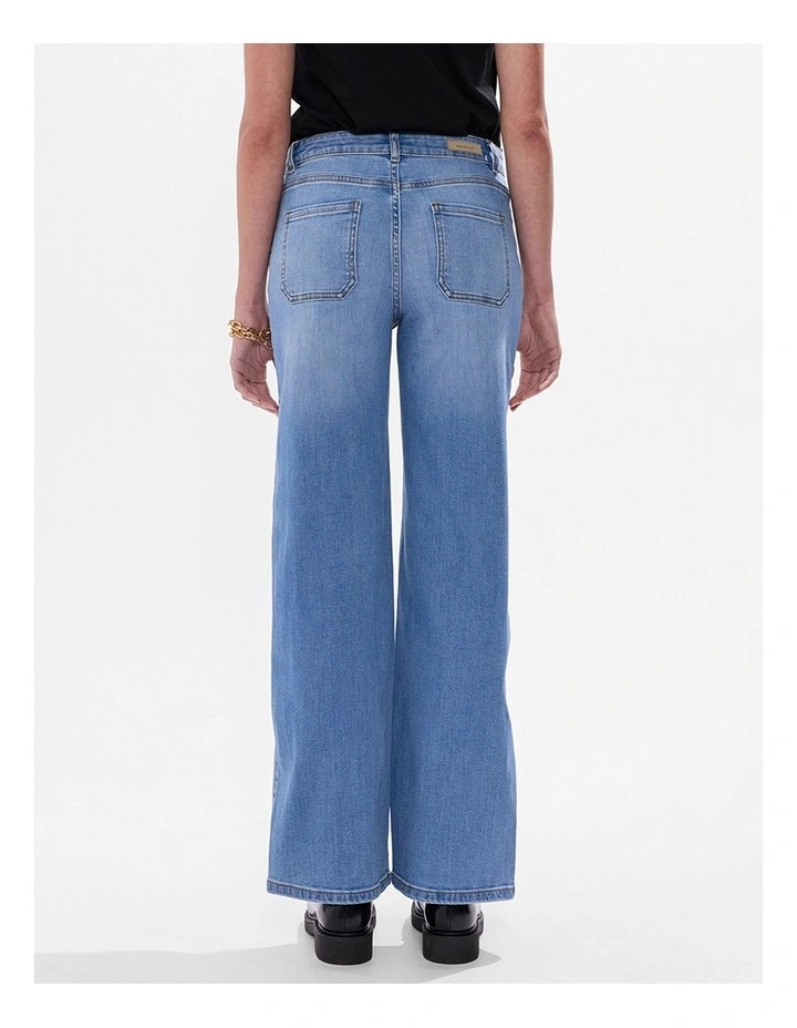 Andy Straight Leg Jean in Crete Blue image 3
