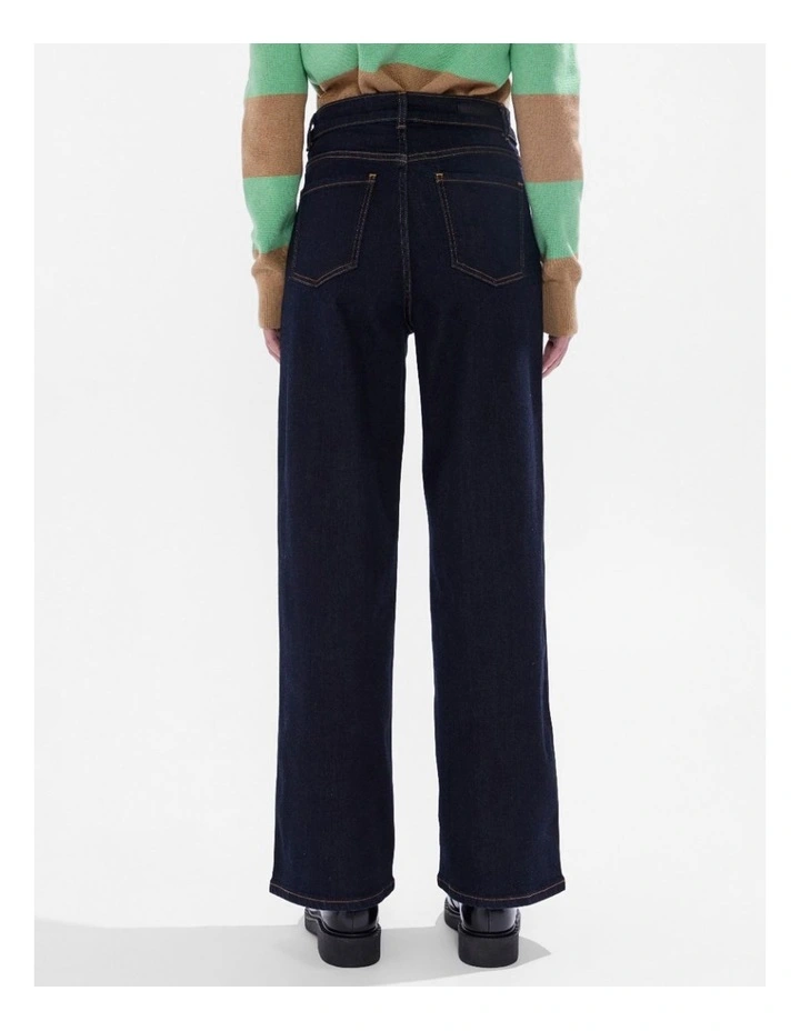Maya Wide Leg Jean in Austin Blue image 3
